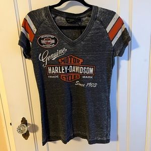 Authentic Women's HARLEY DAVIDSON Tshirt  - NWT - Rhinestones
